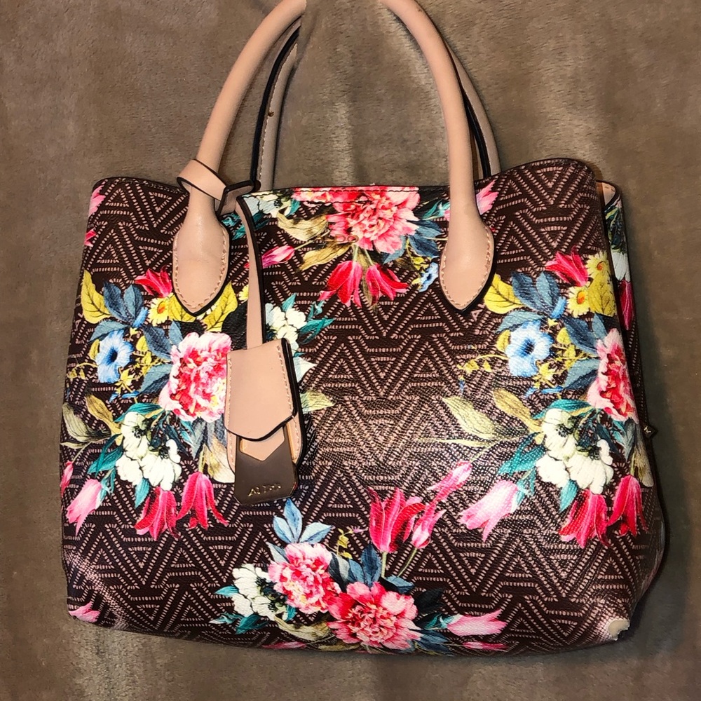 Floral Patterned Tote Bag